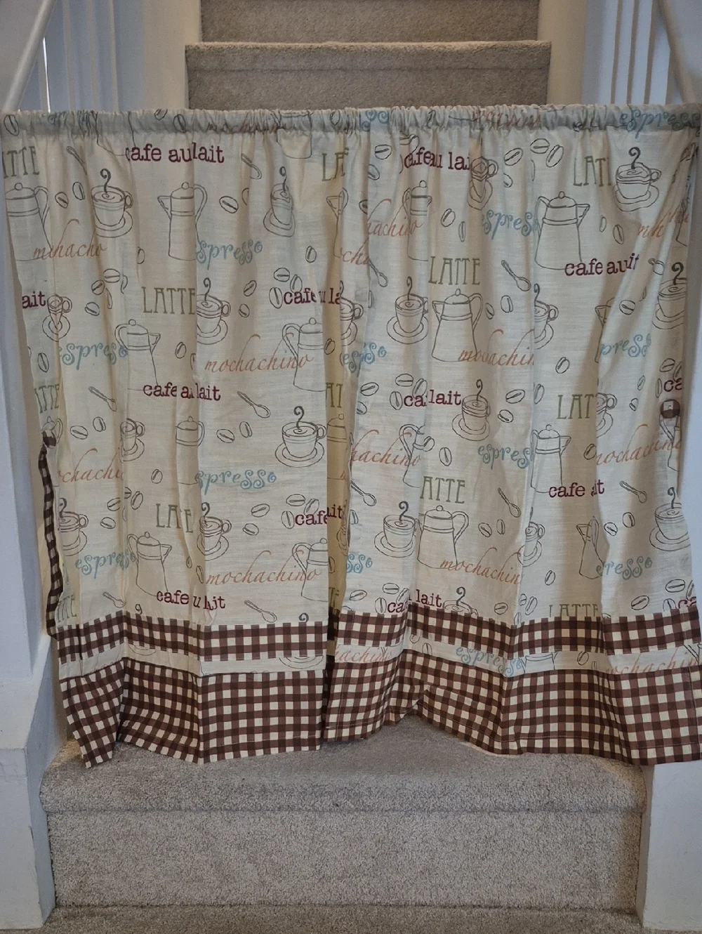 Better Homes Espresso Latte Cafe Au Lait Curtains Pair